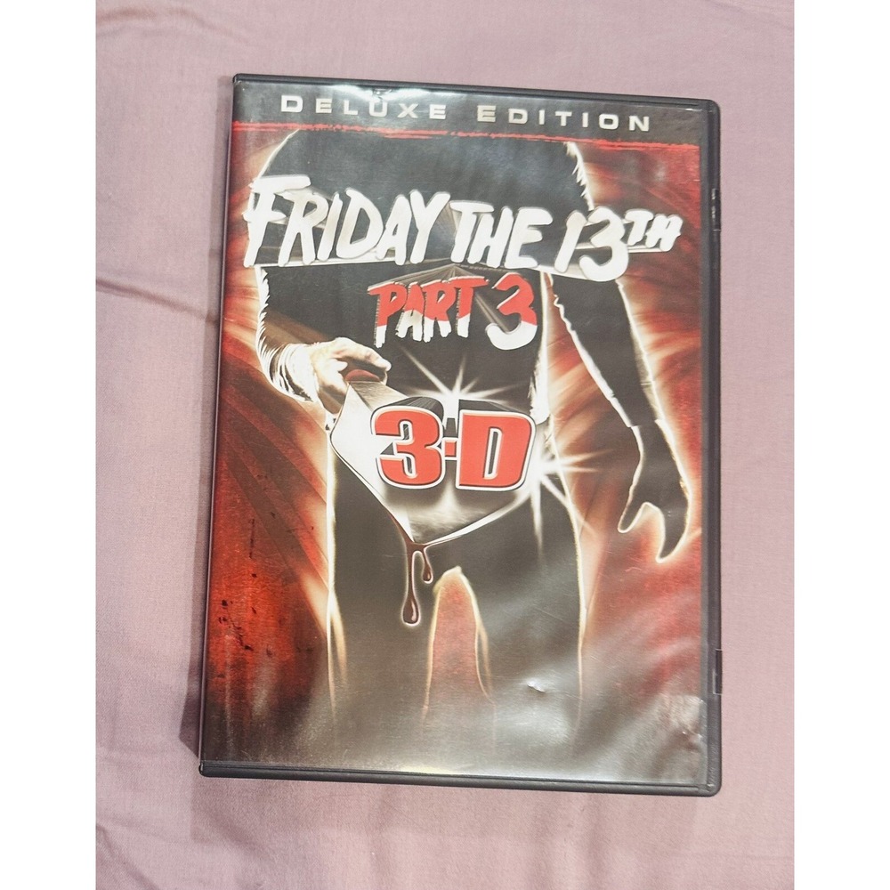 Friday the 13th Part 3- 3-D Deluxe Edition DVD 2 Pairs of 3-D Glasses Rated R